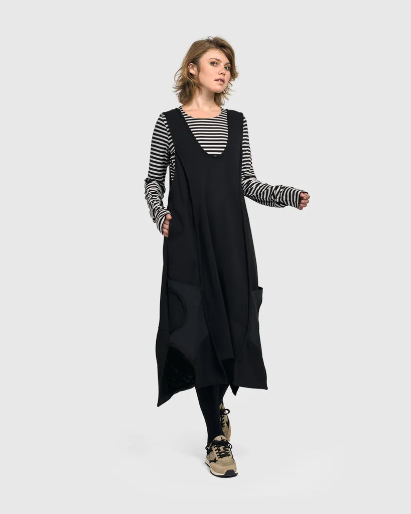 alembika-urban-arca-rmelloses-kleid-damen-schwarz image 1
