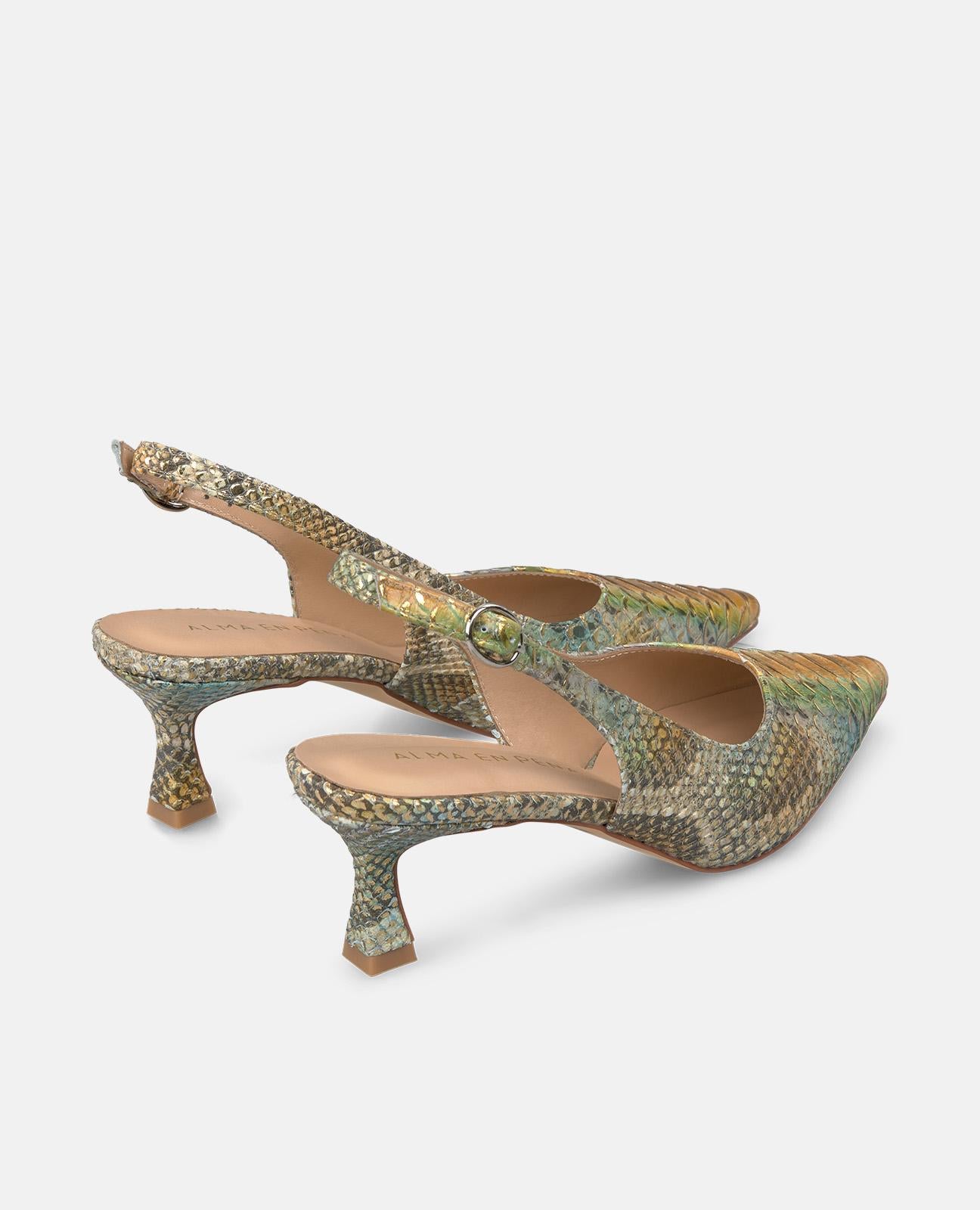 alma-en-pena-slingback-pumps-mit-schnalle-bronze-6-cm image 4