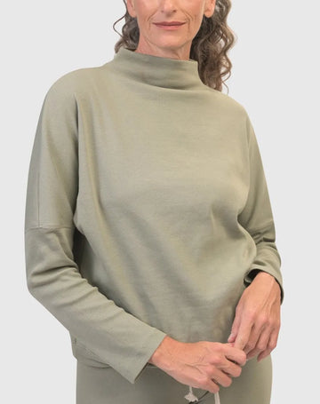 alembika-zen-drawstring-sweatshirt-nature image 4