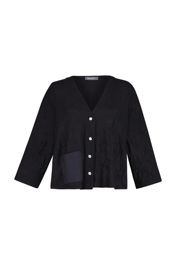 alembika-go-to-crinkle-cardigan-jacke-schwarz image 6