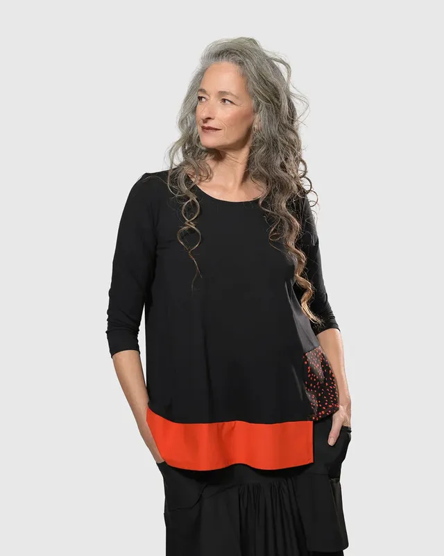 alembika-tekbika-victoria-tunik-top-flame image 1