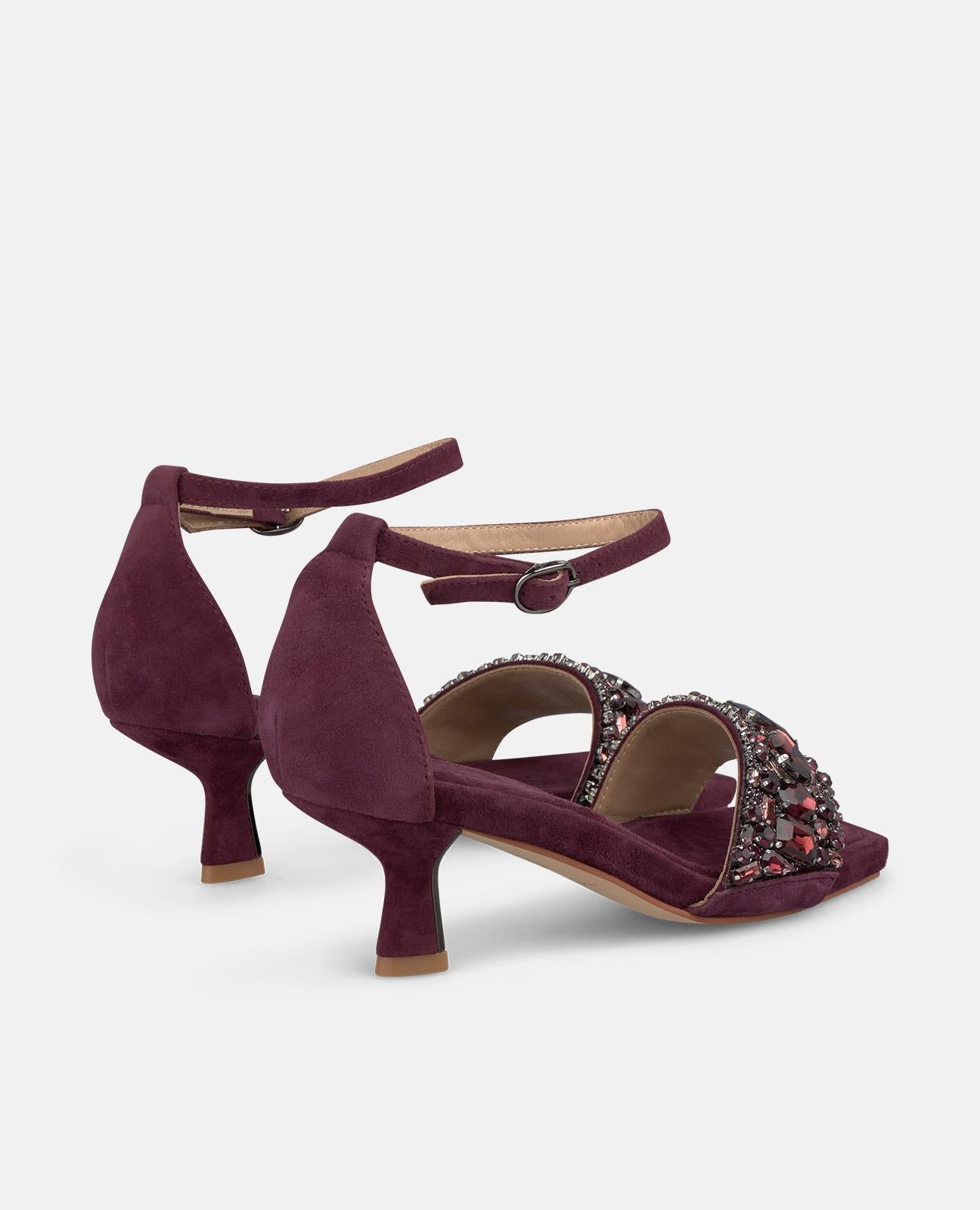 alma-en-pena-mini-jewel-riemen-sandale-5-5-cm-bordeaux image 3