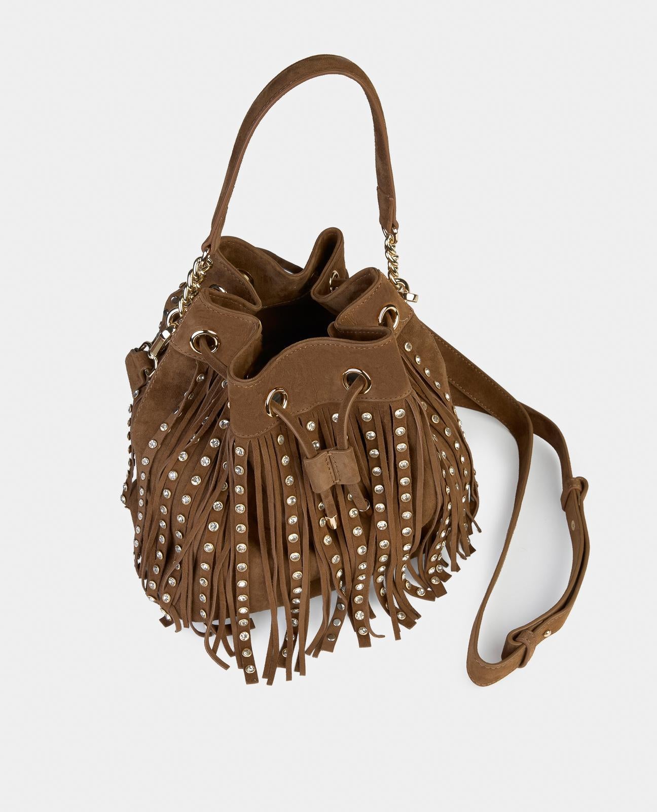 alma-en-pena-studded-fringe-bag-leder-fransentasche-mit-nieten-braun image 3