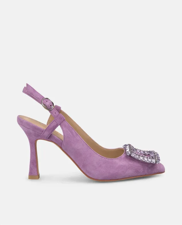 alma-en-pena-brooch-heel-shoe-stiletto-pumps-violett-9-cm-mit-strass-schnalle image 1