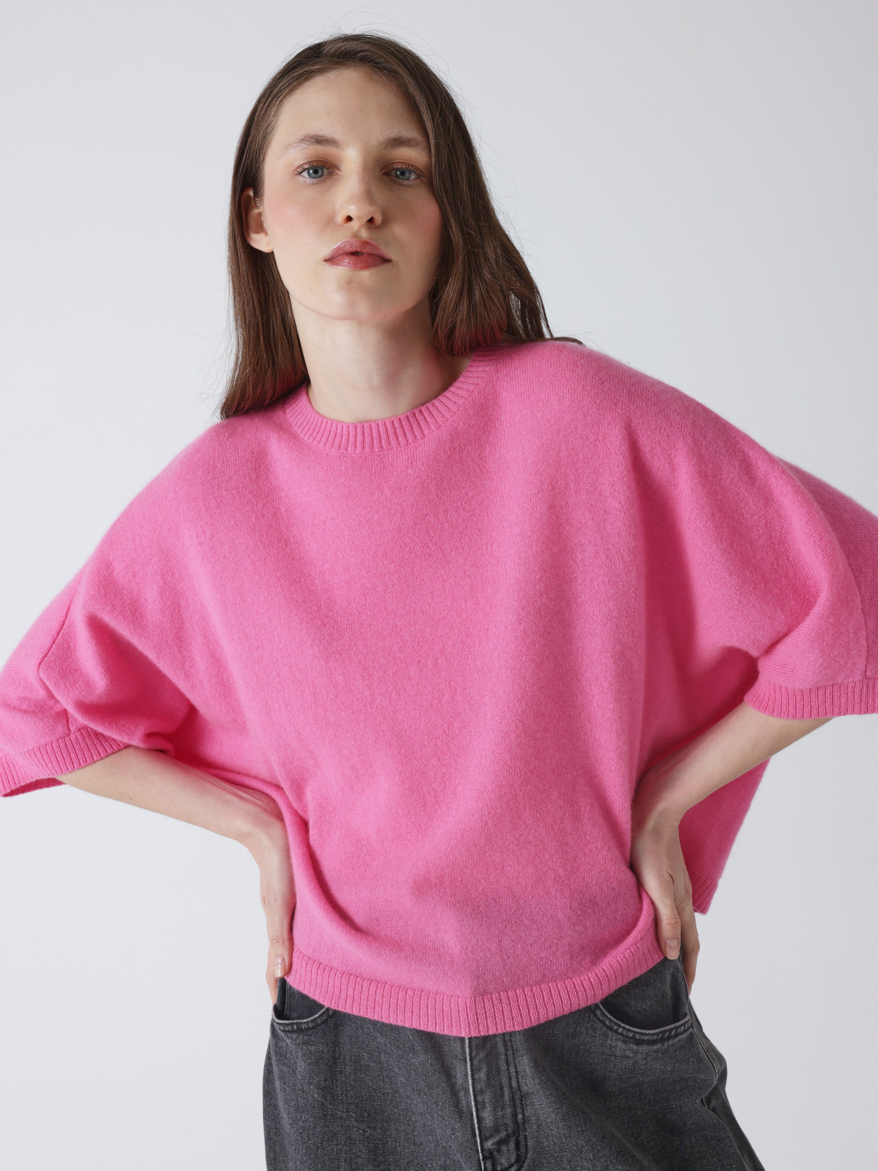 absolut-bettina-pull-poncho-kaschmir-damen-rundhals-candy image 2