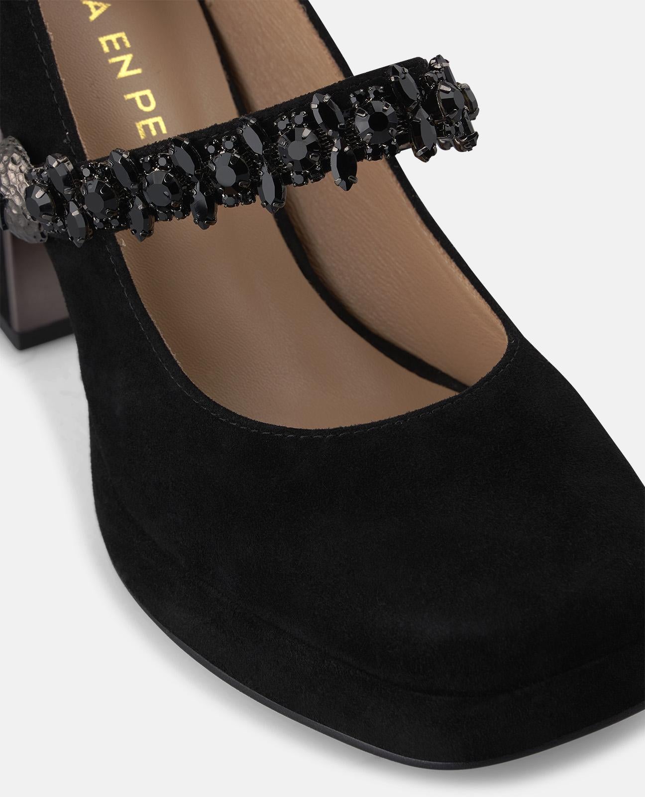 alma-en-pena-wide-fit-wildleder-pumps-schwarz-mit-blockabsatz-8-5-cm image 4