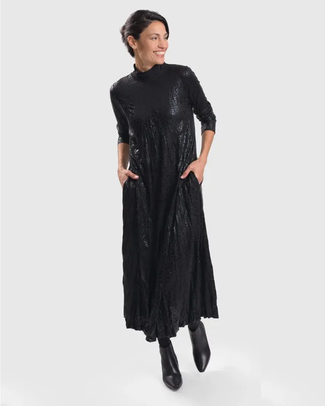 alembika-glimmer-maxi-dress-maxikleid-schwarz image 1