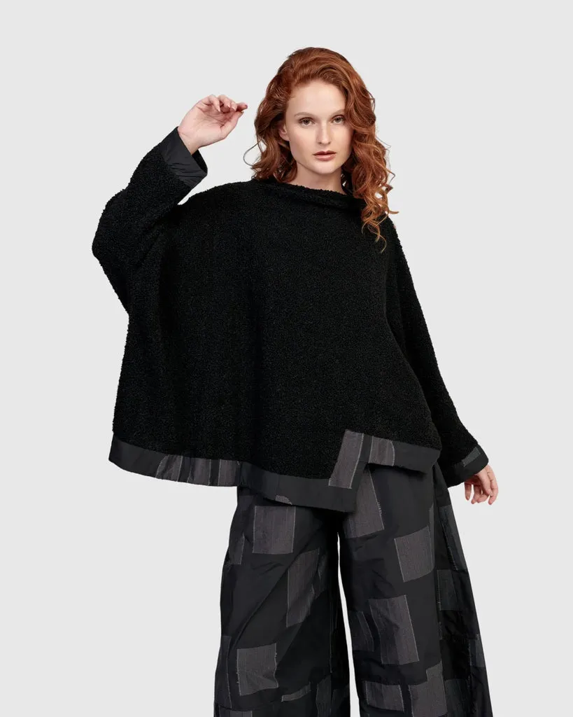 alembika-urban-zora-pullover-top-squares-poncho-pullover image 1