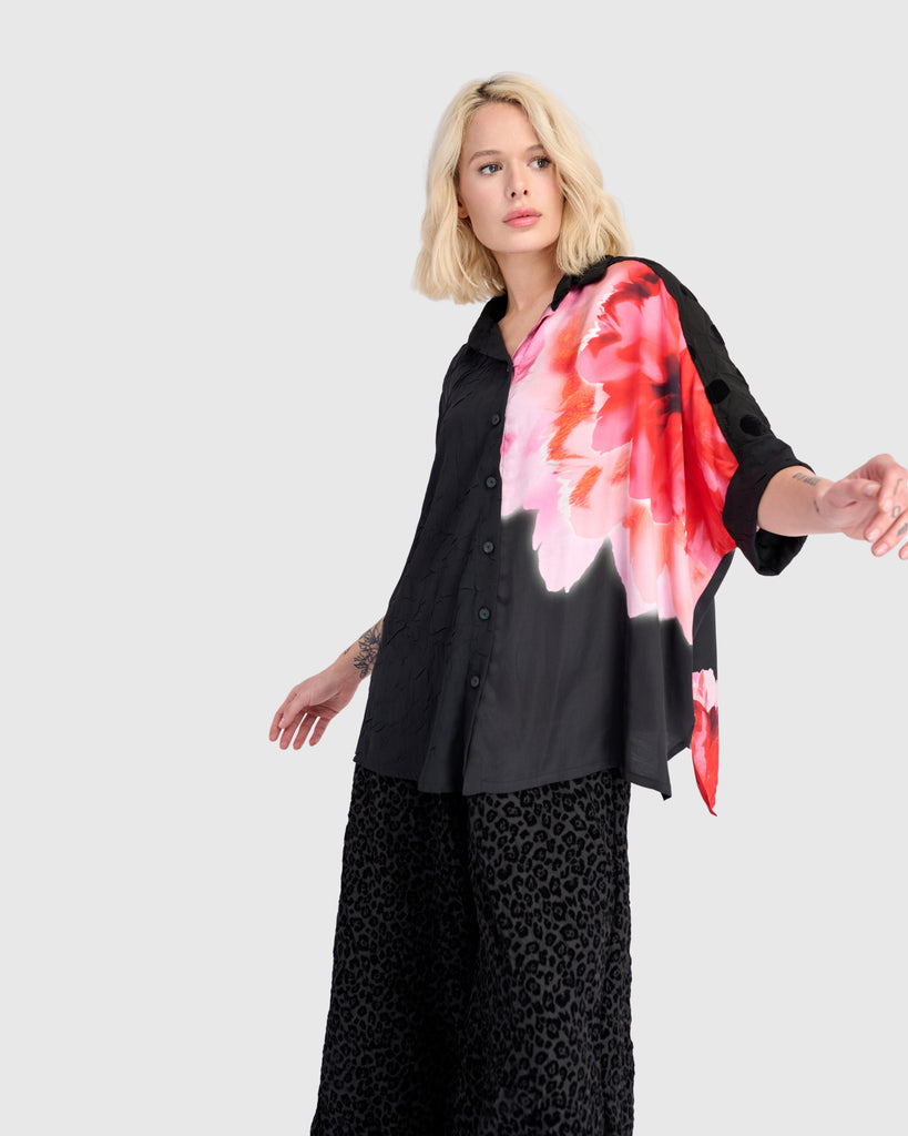 alembika-mystere-camp-shirt-et747m-hemd-black-pink image 1