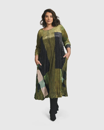 alembika-al-fresco-maxi-dress-olive-damen-maxikleid image 2