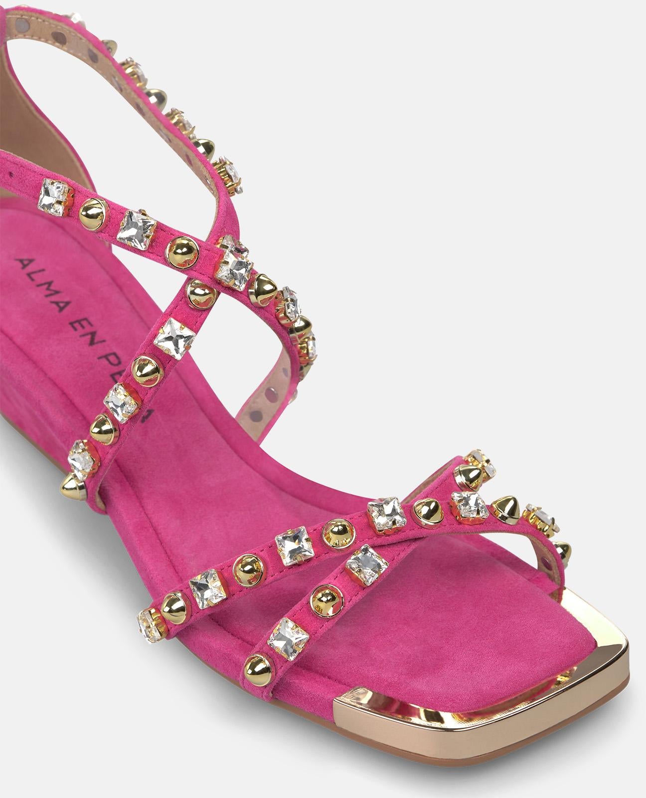 alma-en-pena-ankle-strap-jeweled-sandal-riemchensandale-fuchsia-6-cm image 4