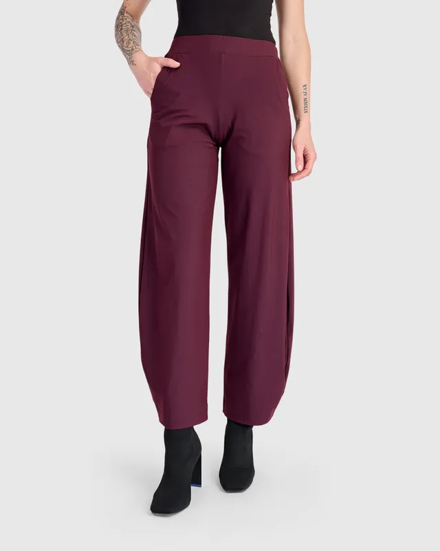 alembika-essential-tekbika-flow-pants-wine image 1