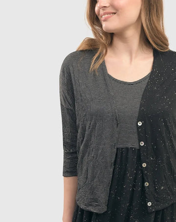 alembika-sprinkle-crinkle-crop-cardy-jacke-schwarz image 5