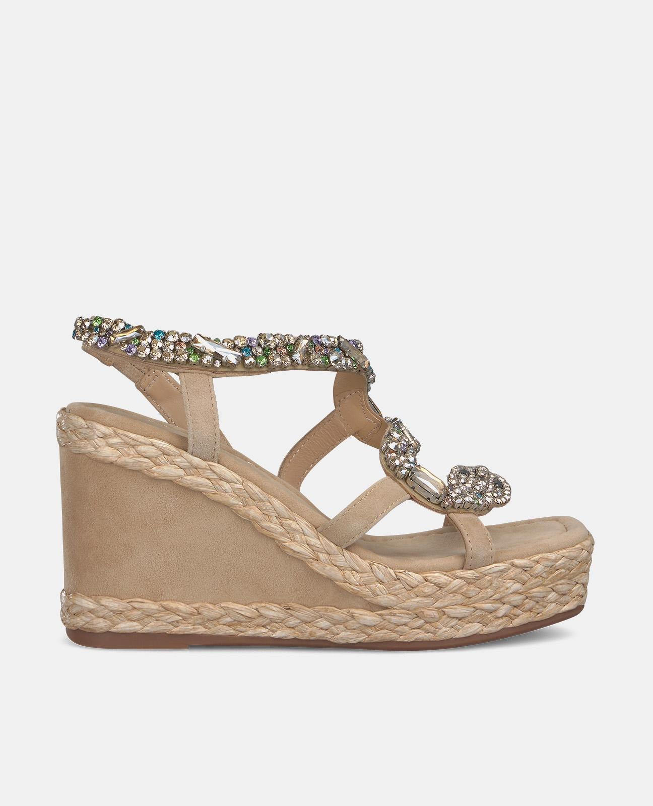 alma-en-pena-wedge-sandal-snake-damen-keilsandalette-arena-9-5-cm image 1