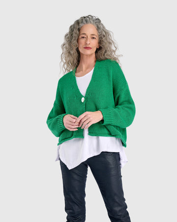 alembika-simply-slouchy-cardigan-green-strickjacke image 3