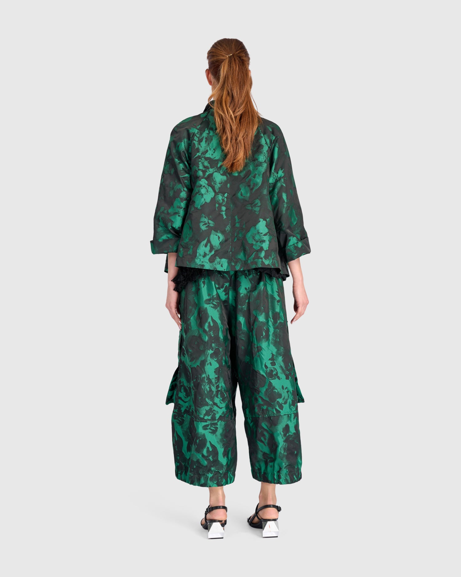 alembika-jacquard-wide-cargo-pants-emerald image 5