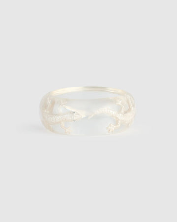 alembika-lucky-bangle-frost-armreif-mit-eidechsen-aus-resin image 2