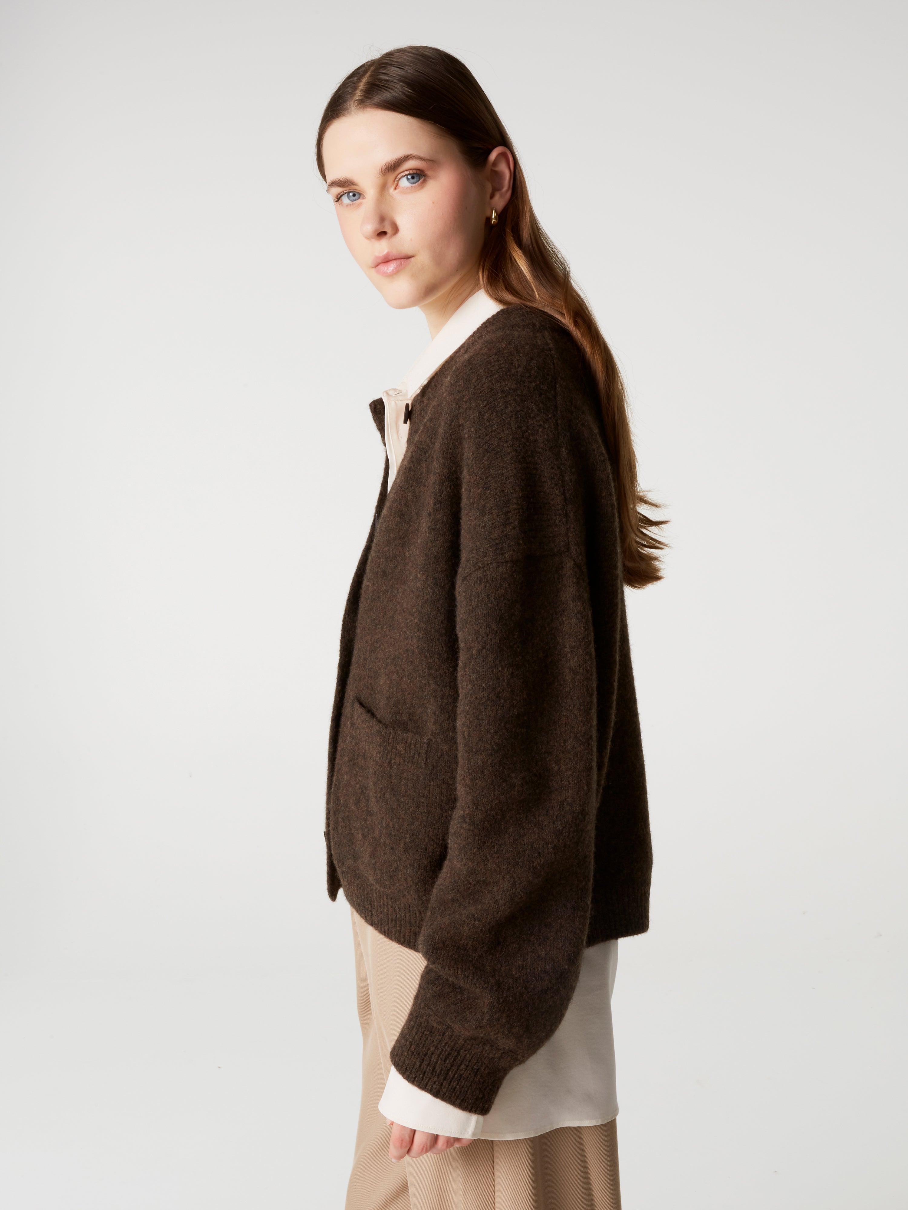 absolut-wendy-bomberjacke-damen-wolle-baumwolle-braun image 4