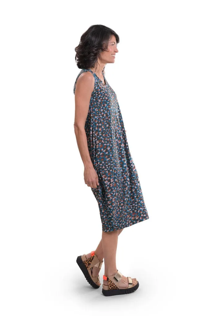 alembika-confetti-cocoon-dress-turquoise-kleid image 1
