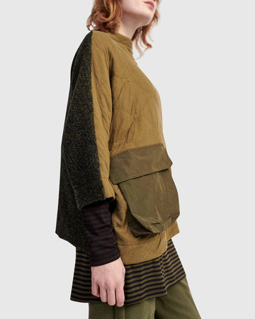 alembika-urban-sah-gesteppter-pullover-khaki image 7
