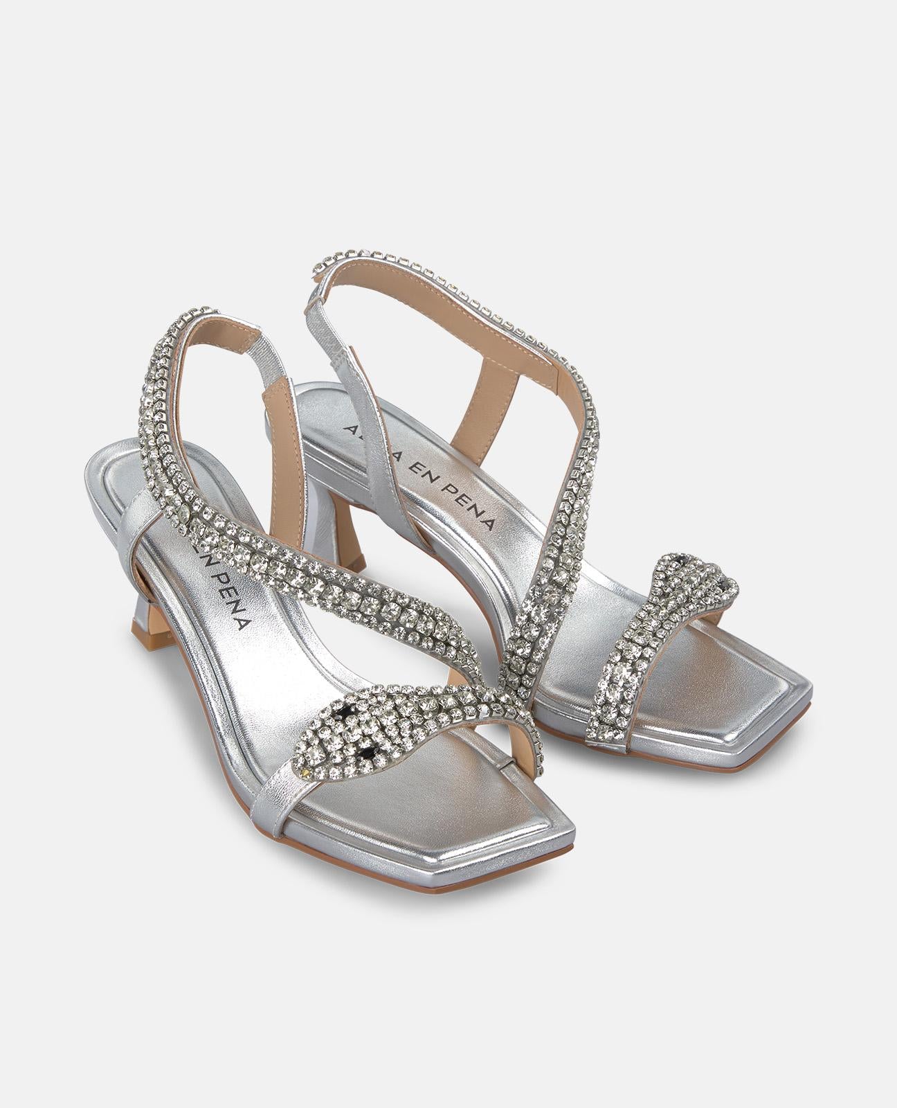 alma-en-pena-mini-snake-heel-sandale-silber-6-cm image 2