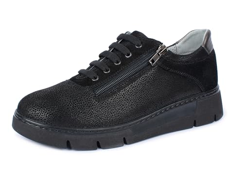 aerosoft-j-rgen-hirsch-comfort-06-damen-leder-sneaker-mit-rei-verschluss image 3