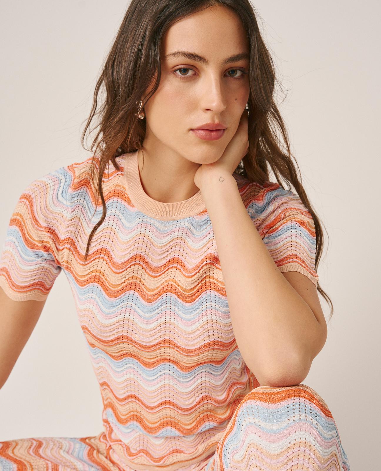 alma-en-pena-colored-knit-top-buntes-stricktop-mit-geometrie-muster image 4