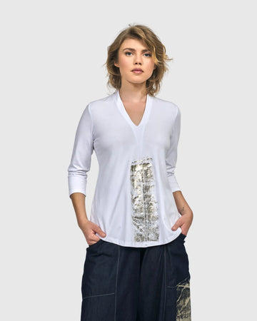 alembika-anchorage-v-neck-top-white-baumwoll-shirt-mit-print image 5