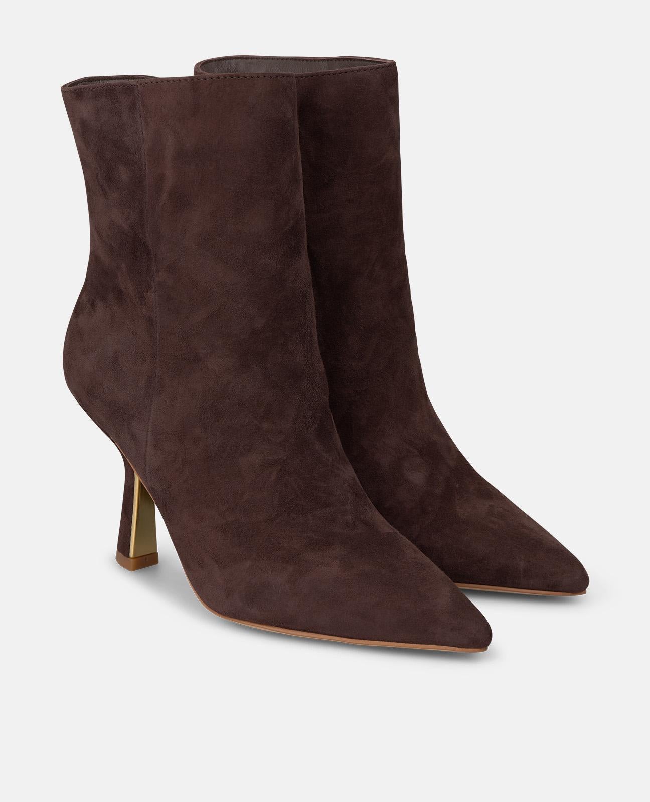 alma-en-pena-suede-stiefeletten-mit-rei-verschluss-braun-8-5-cm image 2