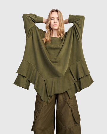 alembika-urban-sahara-oversize-top-olive image 6
