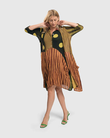 alembika-monica-short-cocoon-button-down-kleid image 3