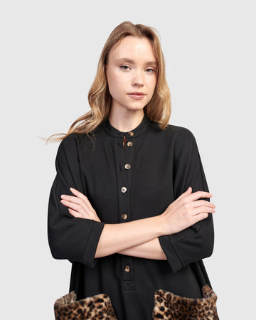 alembika-urban-cub-lounge-dress-midi-freizeitkleid-schwarz image 7