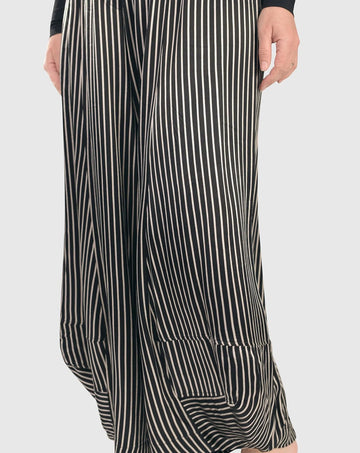 alembika-luxe-satin-punto-pants-damen-hose-stripe image 5