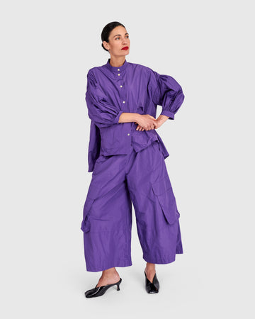 alembika-essential-taffeta-puff-shirt-amethyst-bluse image 3