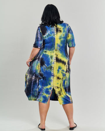 alembika-carla-cocoon-midi-kleid-tie-dye image 6