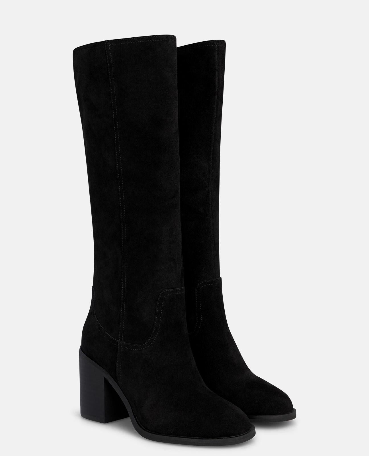 alma-en-pena-stiefel-wildleder-schwarz-rund-9-cm-39-cm image 2