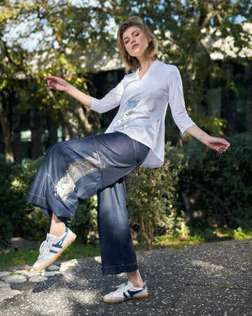 alembika-geneva-punto-pants-damen-hose-denim-baumwolle image 5