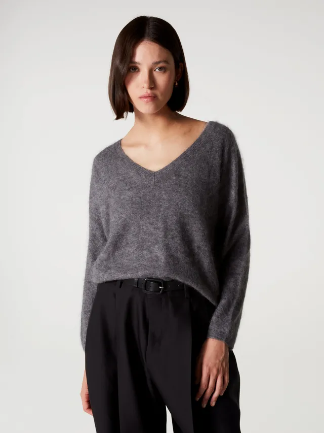 absolut-pull-soeli-kaschmirpullover-v-ausschnitt-oversize-grau image 1