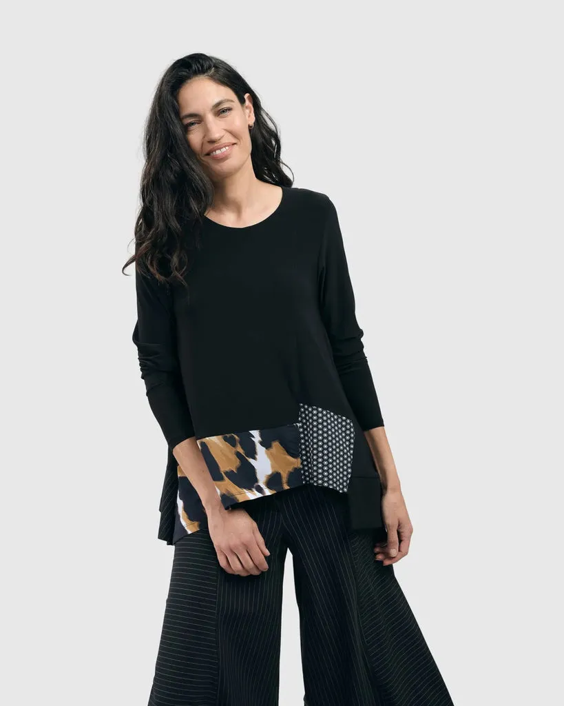 alembika-tekbika-swing-top-leopard-damen-tunika-langarm image 1