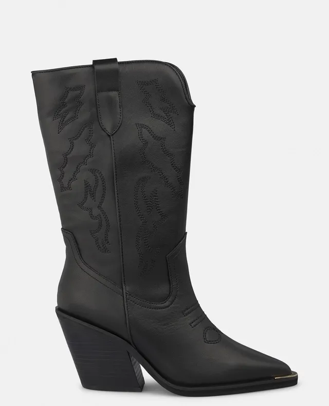 alma-en-pena-napa-leder-cowboy-boots-schwarz-8-cm image 1