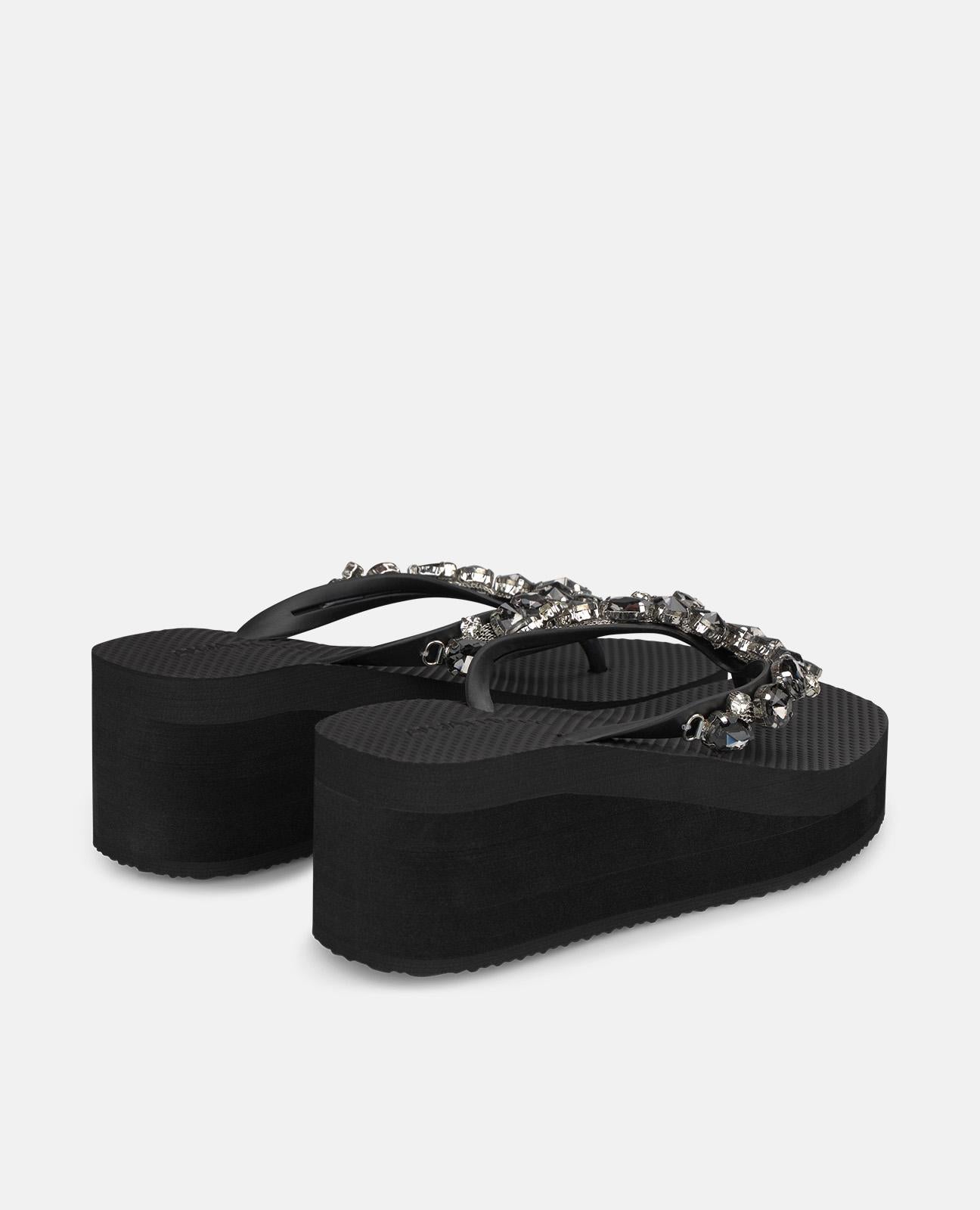 alma-en-pena-zehentrenner-mit-strass-schwarz-4-5-cm-sohle image 3