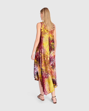alembika-cascade-tank-kleid-raspberry-gold image 5