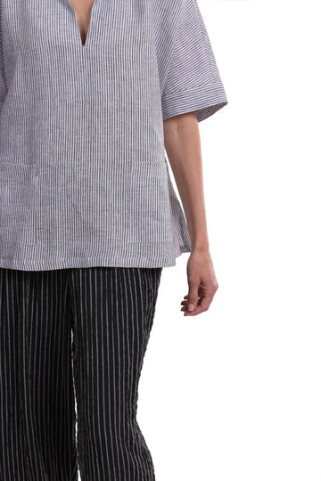 alembika-pinstripe-polo-top-dove image 4