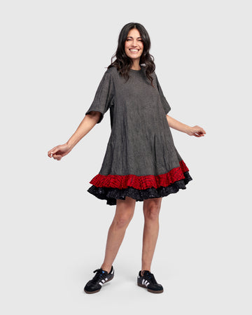 alembika-ember-ruffle-kleid-rot image 8