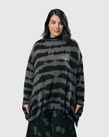 alembika-ripple-trapeze-top-tie-dye-langarmshirt image 7