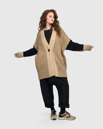 alembika-beatnik-oversized-cardigan-sand image 6