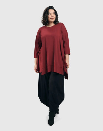 alembika-essential-oversized-trapeze-top-plum image 5