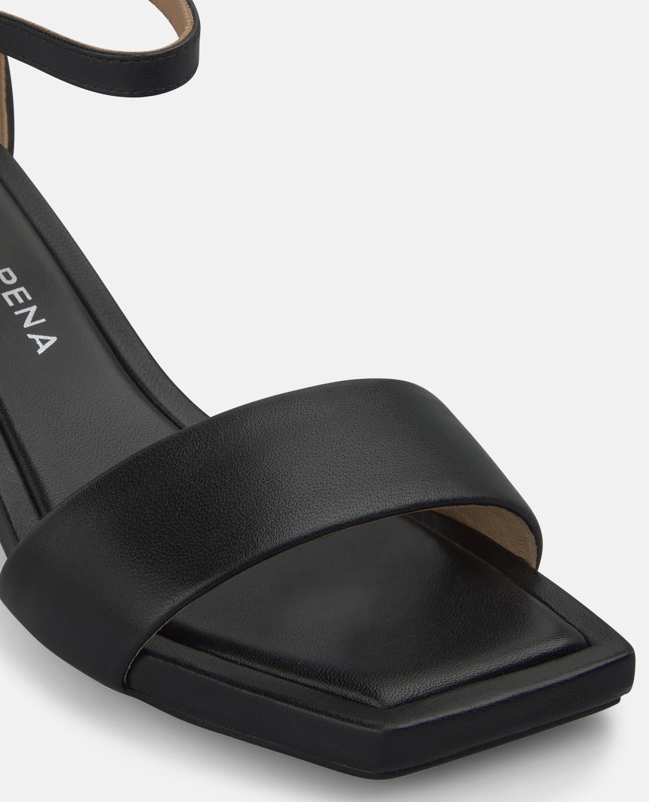 alma-en-pena-napa-riemchen-sandalette-mit-absatz-5-5-cm-in-schwarz image 4