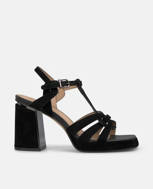 alma-en-pena-high-top-sandale-mit-absatz-8-5-cm-schwarz image 1
