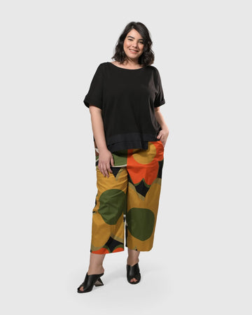 alembika-groovy-crop-pants-floral-caprihose-baumwolle image 2